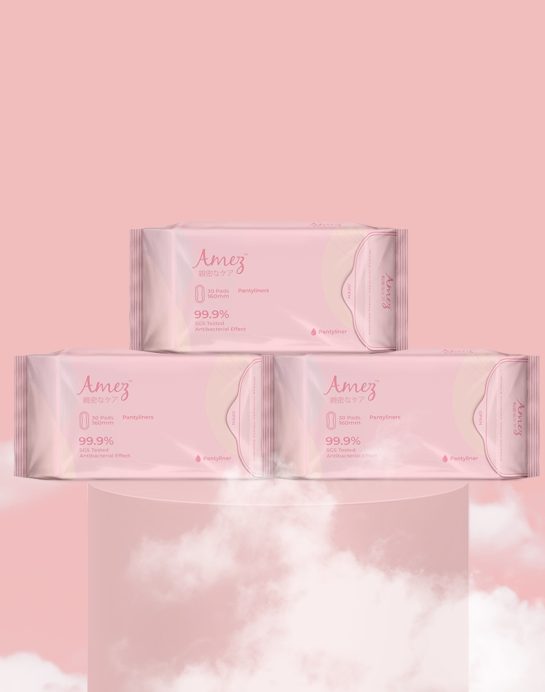 3 Packs Amez Care Pantyliner