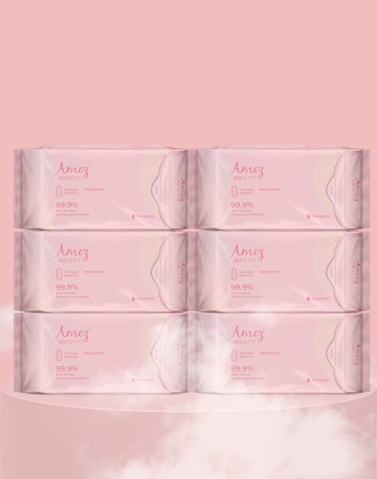 6 Packs Amez Care Pantyliner