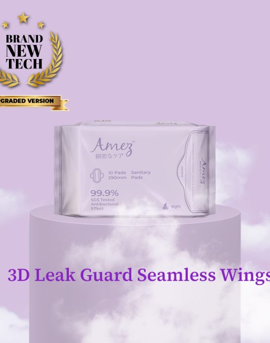 Amez Care Night [3D Leak Guard Seamless Wings]